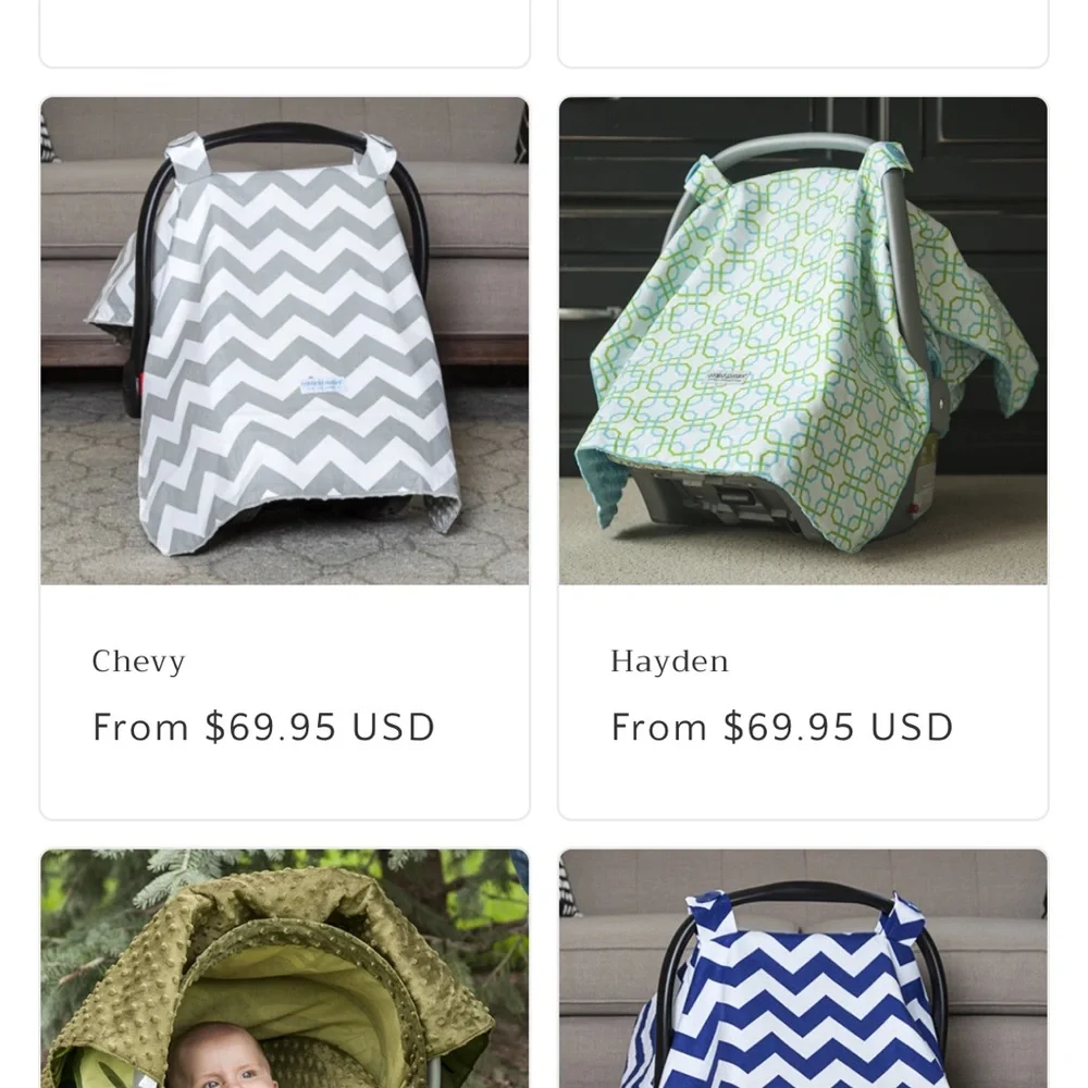 Carseat canopy car seat cover - Picture 6 of 7